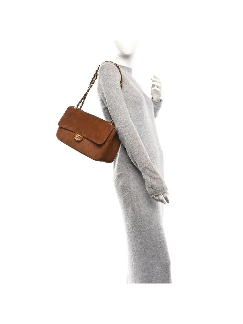 Chanel Suede Calfskin Small Souplissimo #282350C13B